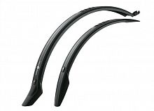 Комплект полноразмерных крыльев SKS Velo-55 CROSS SET 28" черные пластик 55мм