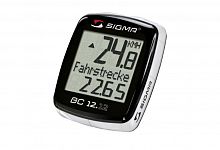 Велокомпьютер SIGMA BC 12.12 Topline 12 функций: часы, время в пути, текущая скорость, средняя скоро