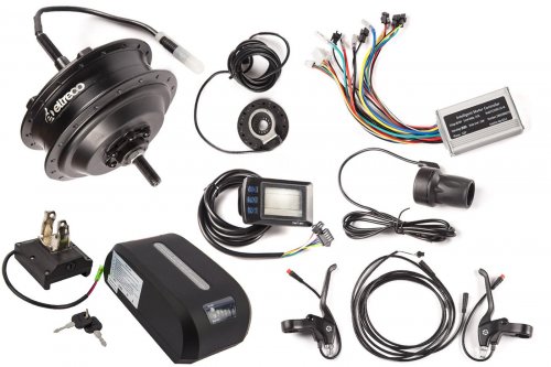 КОМПЛЕКТ Eltreco 36V 350W LCD 20"  + АКБ 36V 10Ah TT