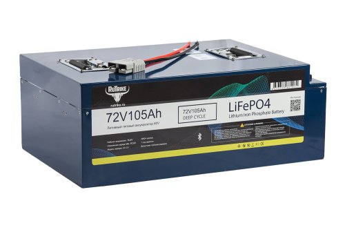Аккумуляторная батарея литиевая Rutrike LiFePO4 (72V/105Ah/100A BT)