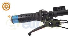 Грипсы(руч.руля)V-104Led мото/скут.Матер:алюмин.кратон,с син/красн светод.Син/черн