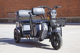 Пассажирские трициклы Rutrike: смена напряжения с 48V на 60V