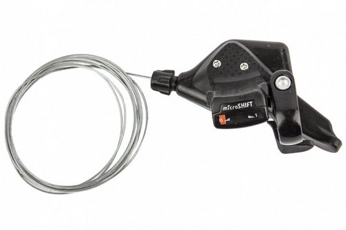 Манетка переключения скоростей microSHIFT с троссиком, 7-скор.
