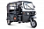 Трицикл Rutrike Рикша NEW 60V1800W (Черно-белый-2587)