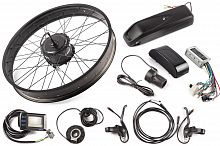 Мотор-колесо (комплект) SKN 48V 500W FAT LCD 26"*4.0 + 48V 12,5А/ч (Big Cat Dual)
