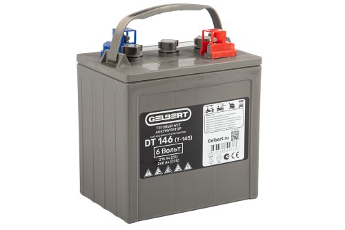 Аккумулятор тяговый WET Gelbert DT146 (6V215A/H C5) [T-145]