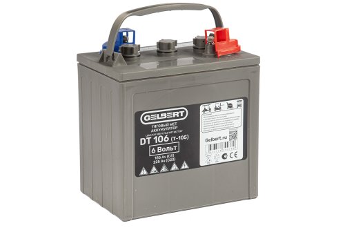 Аккумулятор тяговый WET Gelbert DT106 (6V185A/H C5)  [T-105]