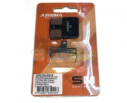 Колодки ASHIMA SM AD0102-SM-S